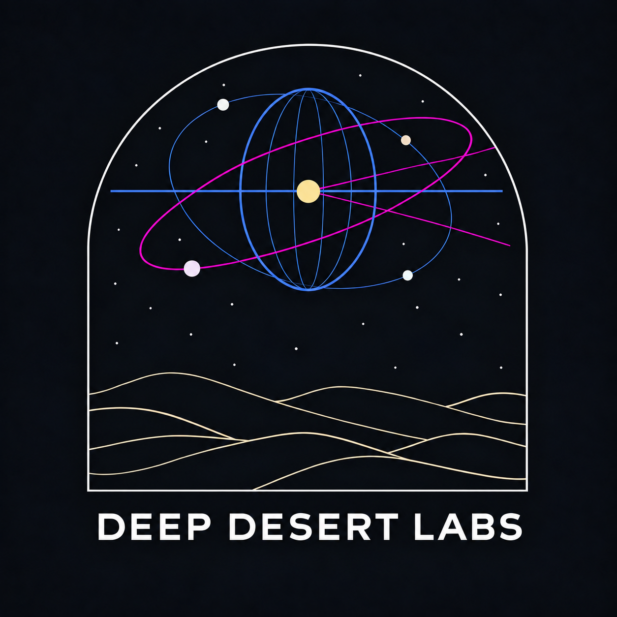 Deep Desert Labs observatory and optical system logo